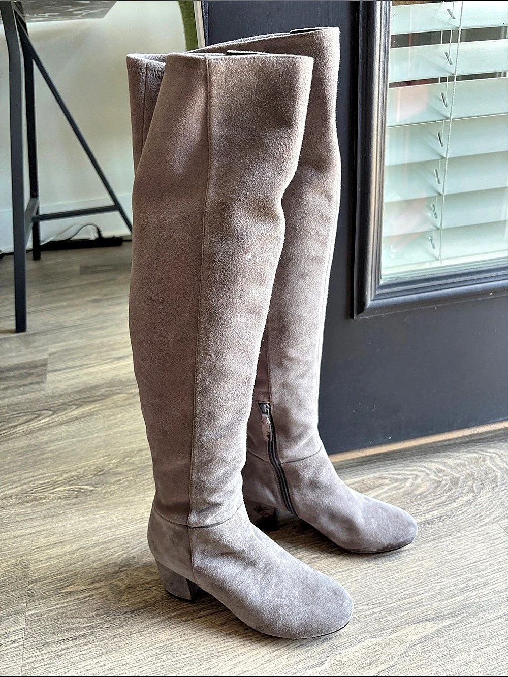 Cole Haan Georgette Over-the-Knee Boot Leather Boots Brown US 6.5